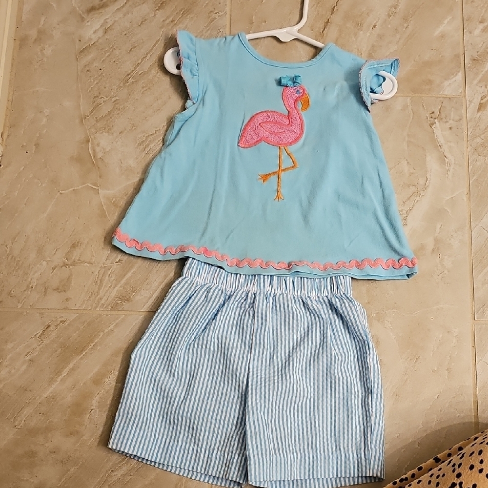 Blue Flamingo Kids Set by BAILEY